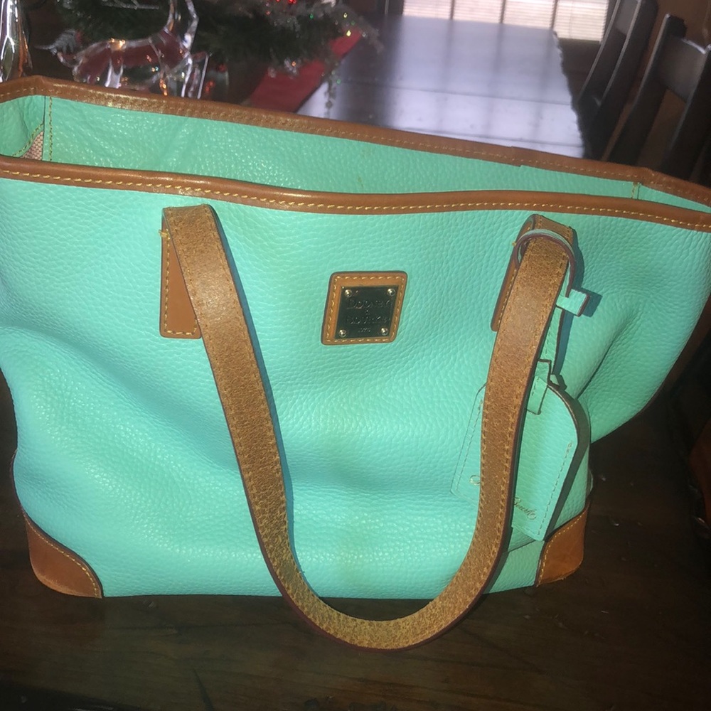 Dooney and Bourke leather light blue purse